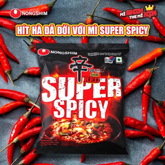 Mì siêu cay Shin red Nongshim gói 120g