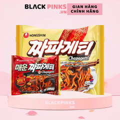 Mì trộn tương đen Chapagetti/tương đen cay Sachun Nongshim gói 137g/140g
