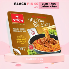 Mì xào bò sa tế Vifon khay 90g [có gói sốt thịt]