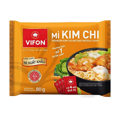 Mì xuất khẩu Vifon vị kim chi/lẩu thái gói 80g