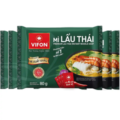 Mì xuất khẩu Vifon vị kim chi/lẩu thái gói 80g
