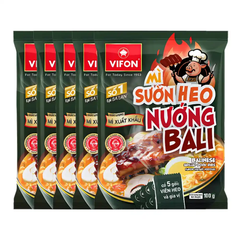 Mì xuất khẩu Vifon vị sườn heo nướng Bali/tôm chua cay hoàng đế gói 100g