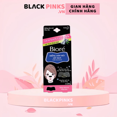 Miếng dán mũi lột mụn Bioré than hoạt tính (4 miếng)