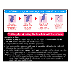 Miếng dán mũi lột mụn Bioré than hoạt tính/mát lạnh cho nam 4 miếng