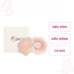 Miếng dán ngực Sbeauty silicon có keo