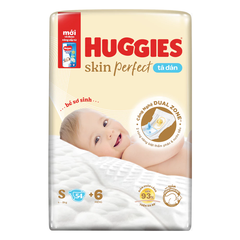 Miếng lót/tã dán/quần Huggies Skin Perfect size NB1108/NB260/NB70/S54/S80/M49/M76/M70/L60/XL52/XXL48