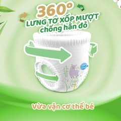 Miếng lót/tã dán/tã quần Molfix thiên nhiên size NB190/NB260/NB70/S/M/L/XL/XXL/XXXL cho bé từ dưới 1 tháng - 35kg