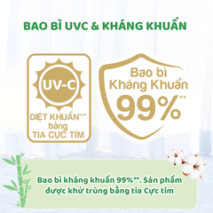 Miếng lót/tã dán/tã quần Molfix thiên nhiên size NB190/NB260/NB70/S/M/L/XL/XXL/XXXL cho bé từ dưới 1 tháng - 35kg