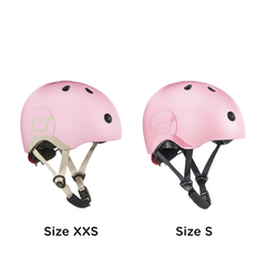 Mũ đội đầu cho bé Scoot and Ride size XXS/S (rose)