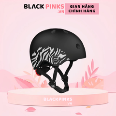 Mũ đội đầu cho bé Scoot and Ride size XXS (Zebra)