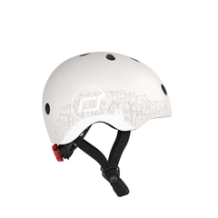 Mũ đội đầu phản quang cho bé Scoot and Ride Steel/Rose/Forest/Ash size XXS