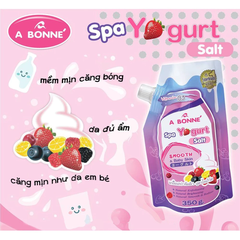 Muối tắm A Bonne sữa bò /sữa chua làm sáng & mềm mịn da 350g