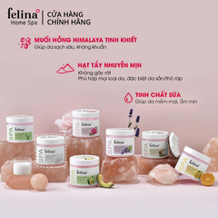 Muối tắm tẩy tế bào chết felina 500g