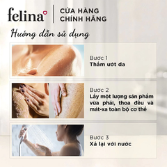 Muối tắm tẩy tế bào chết felina 500g