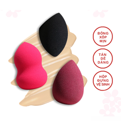 Mút trang điểm Horus 3D Beauty Sponge hình giọt nước/hình hồ lô/vạt chéo