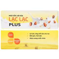 Ngũ cốc lợi sữa Lạc Lạc Plus 600g (30 gói/hộp)