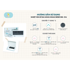 Nhiệt ẩm kế Moazbebe MB027