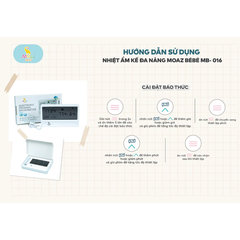 Nhiệt ẩm kế Moazbebe MB027