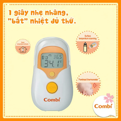 Nhiệt kế điện tử hồng ngoại đo trán Combi
