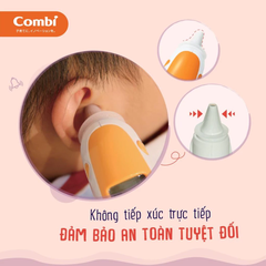 Nhiệt kế điện tử hồng ngoại qua tai Combi