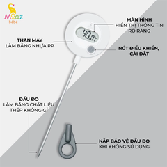 Nhiệt kế đo sữa Moazbebe MB020
