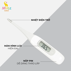 Nhiệt kế kỹ thuật số Moazbebe MB040