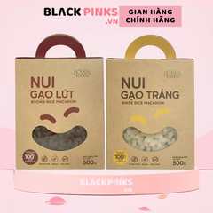 Nui gạo trắng/lứt/rau chùm ngây Hoa Sữa 500g