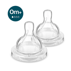 Núm ty ngăn đầy hơi hiệu Philips Avent cho trẻ từ 0 tháng tuổi (vỉ đôi)