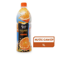 Nước cam có tép Teppy 1L