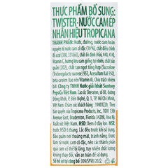 Nước cam ép Twister 320ml