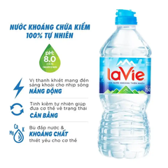 Nước khoáng kiềm thiên nhiên LaVie chai 750ml