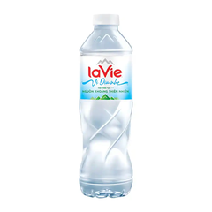 Nước khoáng thiên nhiên vị dịu nhẹ LaVie chai 500ml