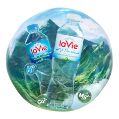 Nước khoáng thiên nhiên vị dịu nhẹ LaVie chai 500ml