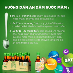 Nước mắm Tĩn ăn dặm cho bé 42°N chai 250 ml (từ 6 tháng)