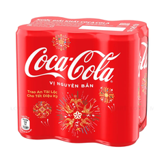 Lốc 6 lon nước ngọt Coca Cola 320ml
