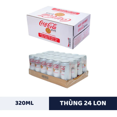 Thùng 24 lon nước ngọt Coca Cola Plus 320ml