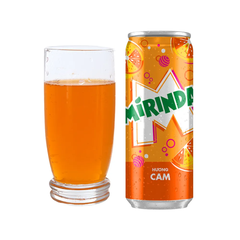 Lốc 6 lon nước ngọt Mirinda cam 320ml