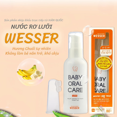 Nước rơ lưỡi Wesser 80g