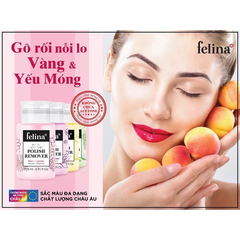 Nước rửa móng Felina cao cấp hương hoa cỏ 100ml