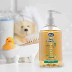 Nước rửa tay diệt khuẩn chiết xuất trà xanh Chicco 0M+ 250ml