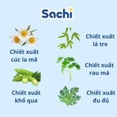 Nước tắm thảo dược Sachi an toàn cho bé 10 góix10ml
