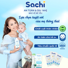 Nước tắm thảo dược Sachi an toàn cho bé 10 góix10ml