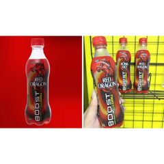 Nước tăng lực Rồng Đỏ hương dâu chai 330ml