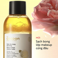 Nước tẩy trang Cocoon hoa Hồng cấp ẩm da 140ml/310ml