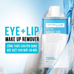 Nước tẩy trang mắt môi Maybelline 150ml