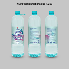 Nước thanh khiết pha sữa và uống thuốc Fujiwa 1.25L
