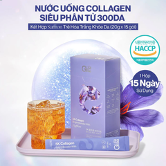 Nước uống Collagen Gilaa kết hợp Saffron sáng da 20g x 15 gói