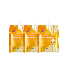 Nước uống giàu canxi Fujiwa vị cam túi 270ml