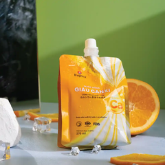 Nước uống giàu canxi Fujiwa vị cam túi 270ml