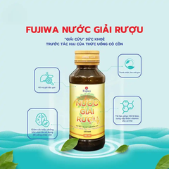 Nước uống hỗ trợ giải độc gan và giải rượu Fujikey 80ml